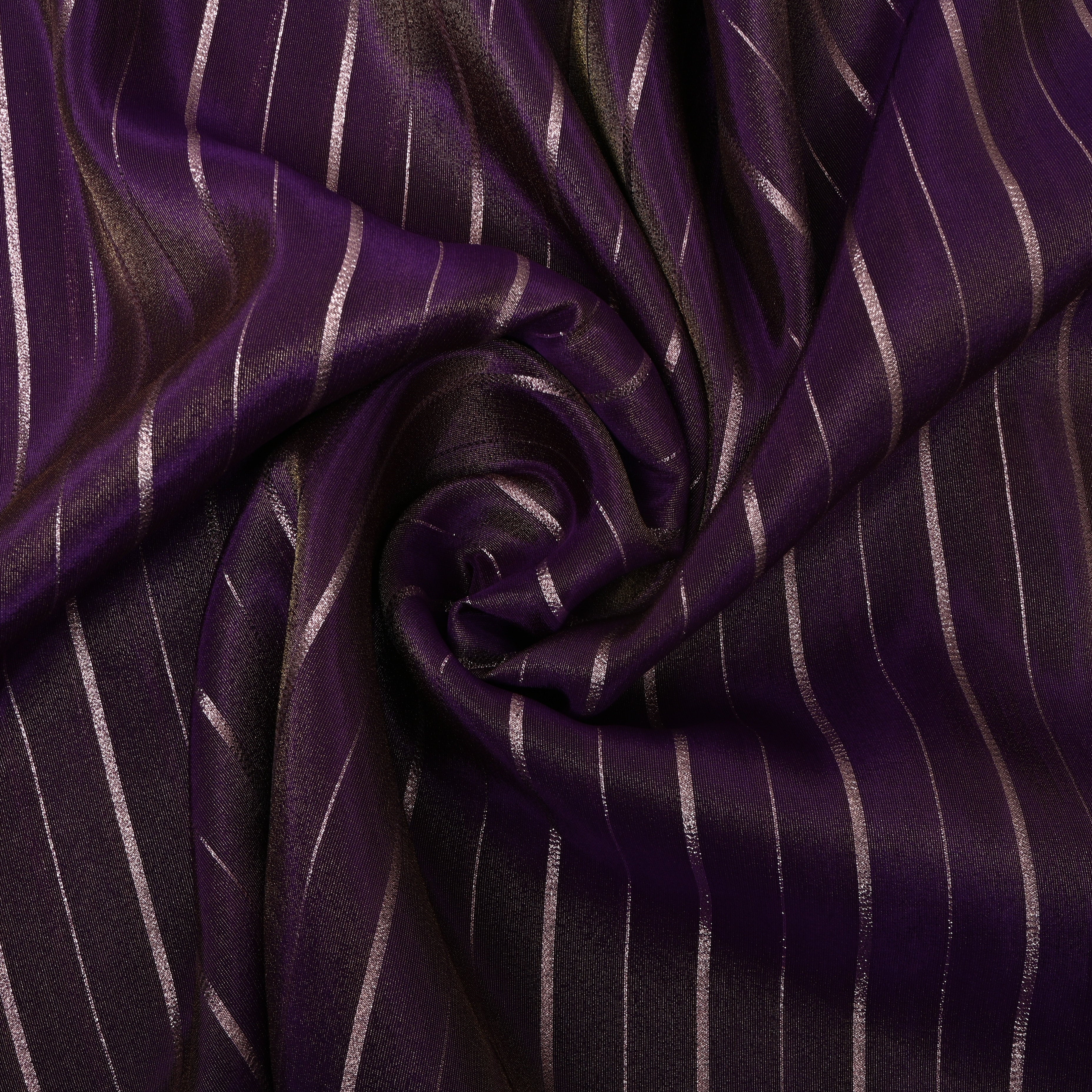 Purple Zari Woven Tissue Fabric