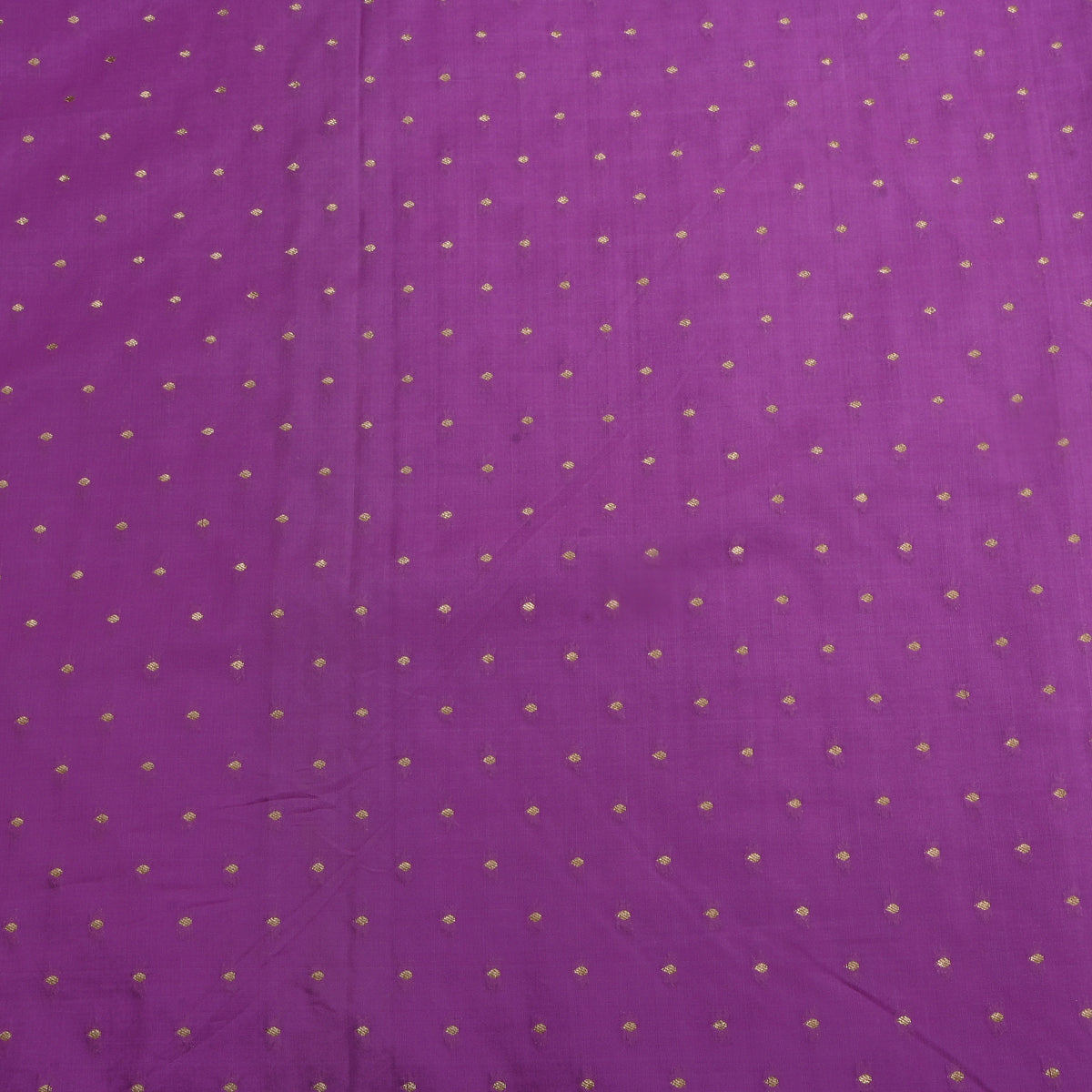 Orchid Purple Gold Zari Butti Jamawar Silk Fabric