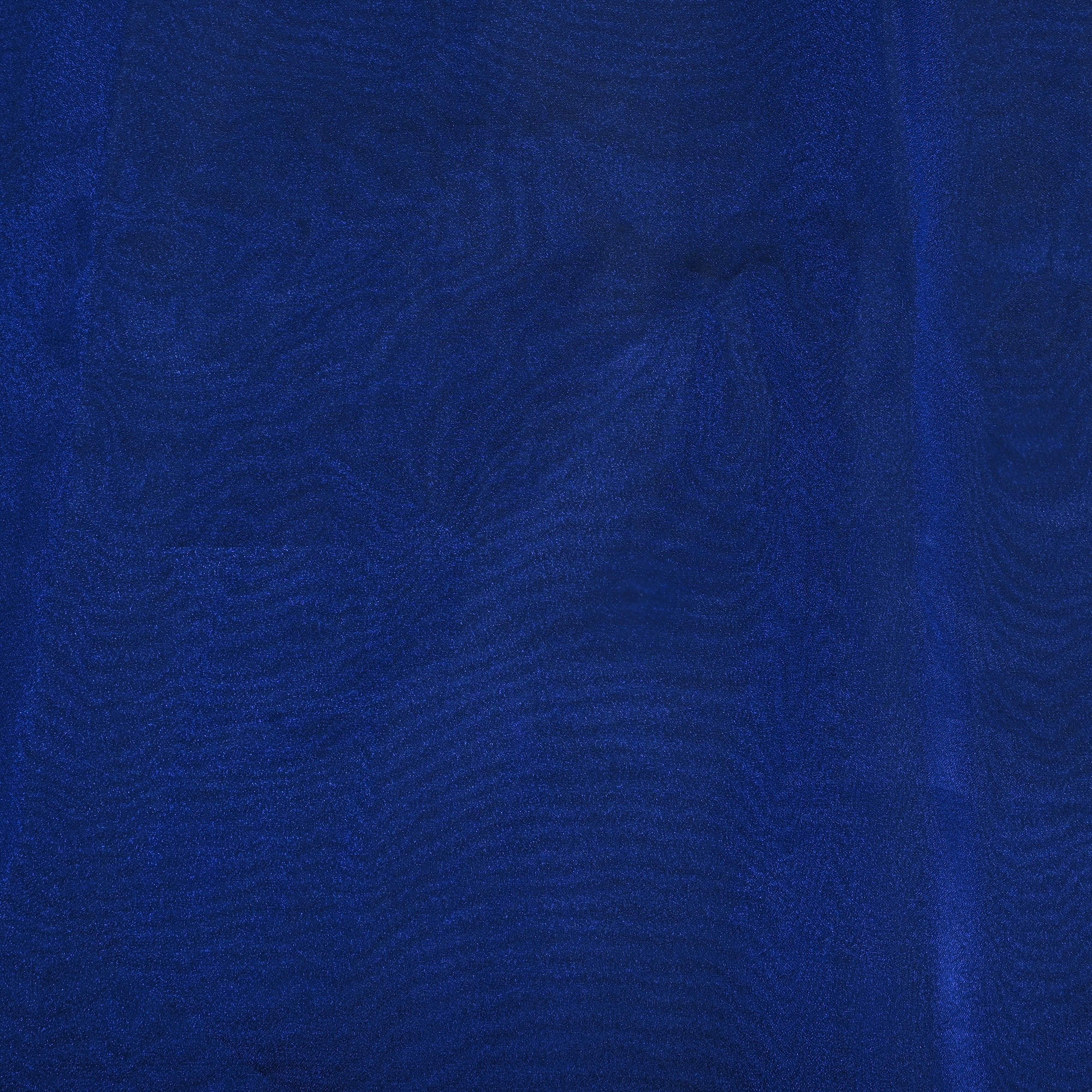 Dark Shimmery Blue Plain Organza Fabric