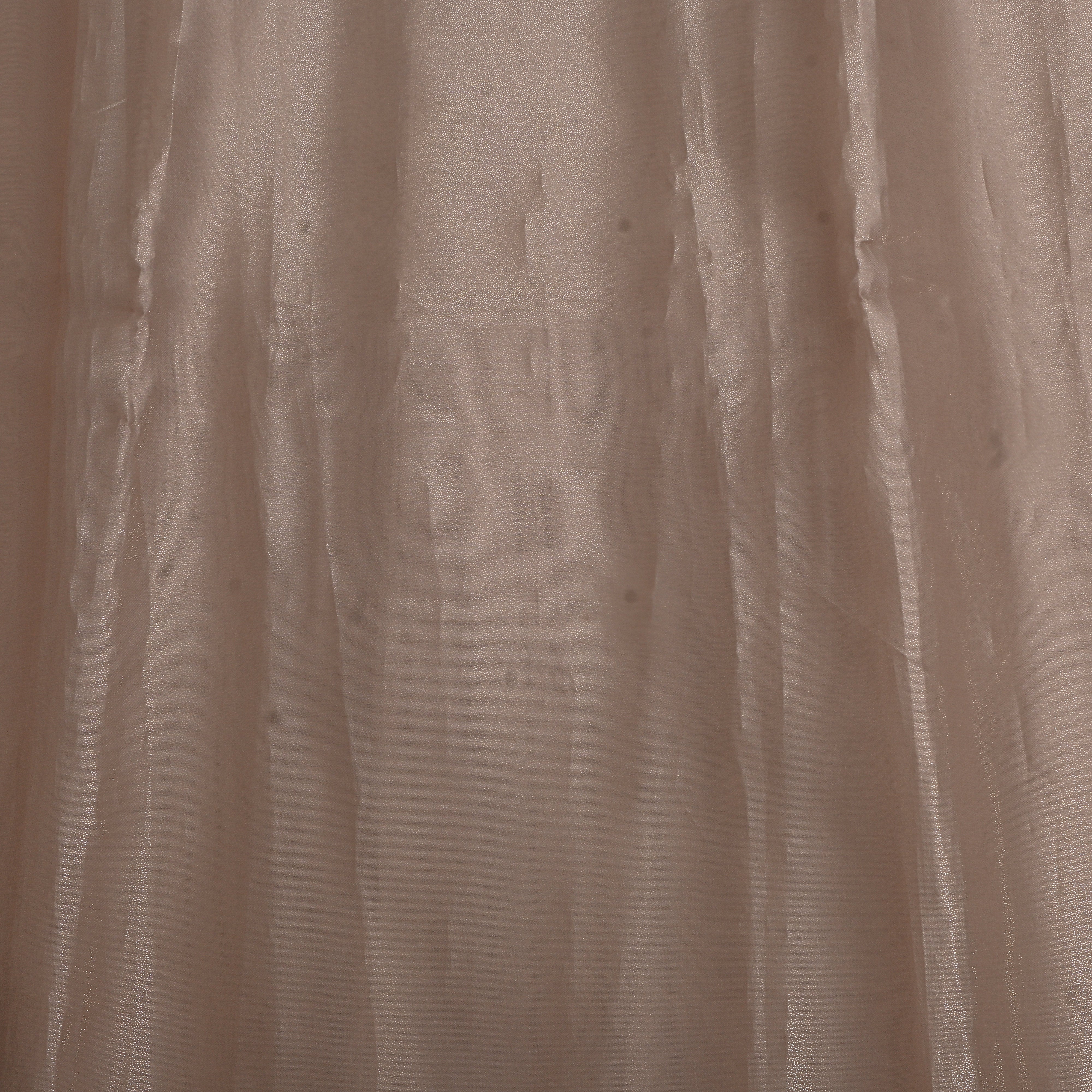 Light Brown Shimmer Plain Organza Fabric