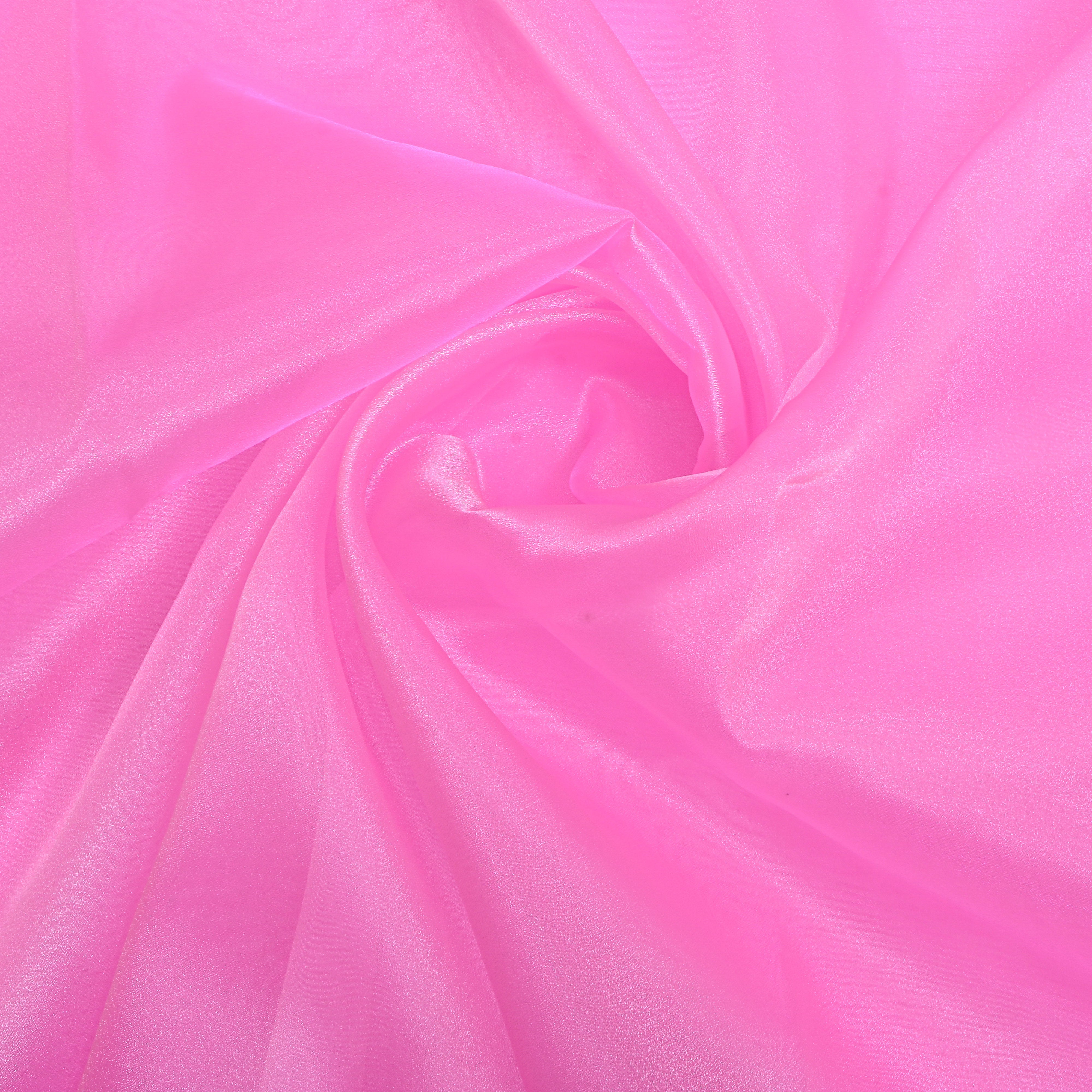 Barbie Pink Organza Fabric