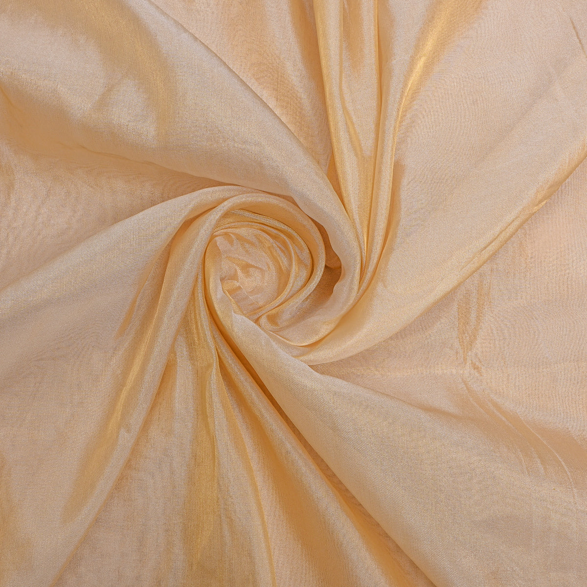Neutral Beige Plain Tissue Fabric