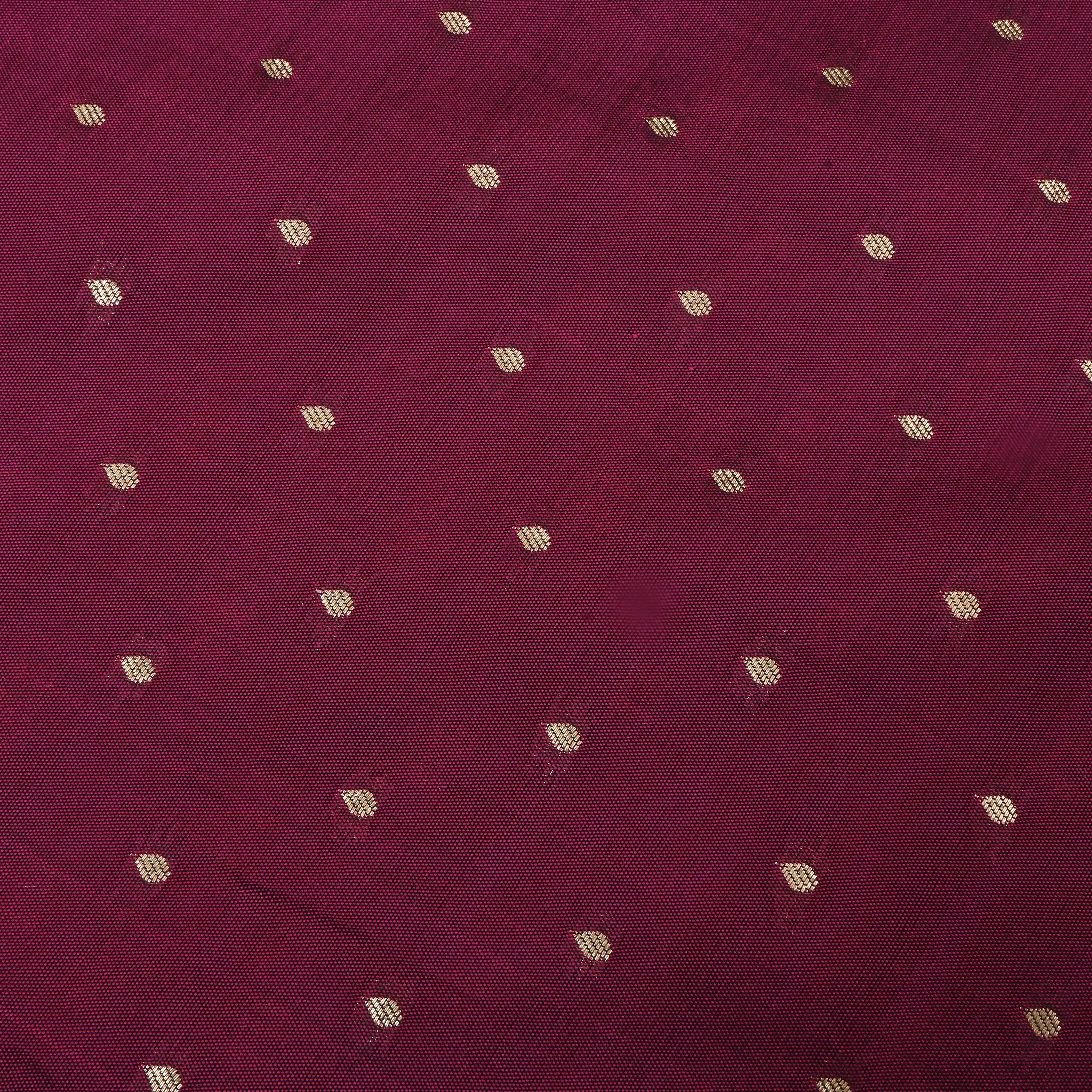 Pansy Purple Jamawar Silk Fabric With Butti'S