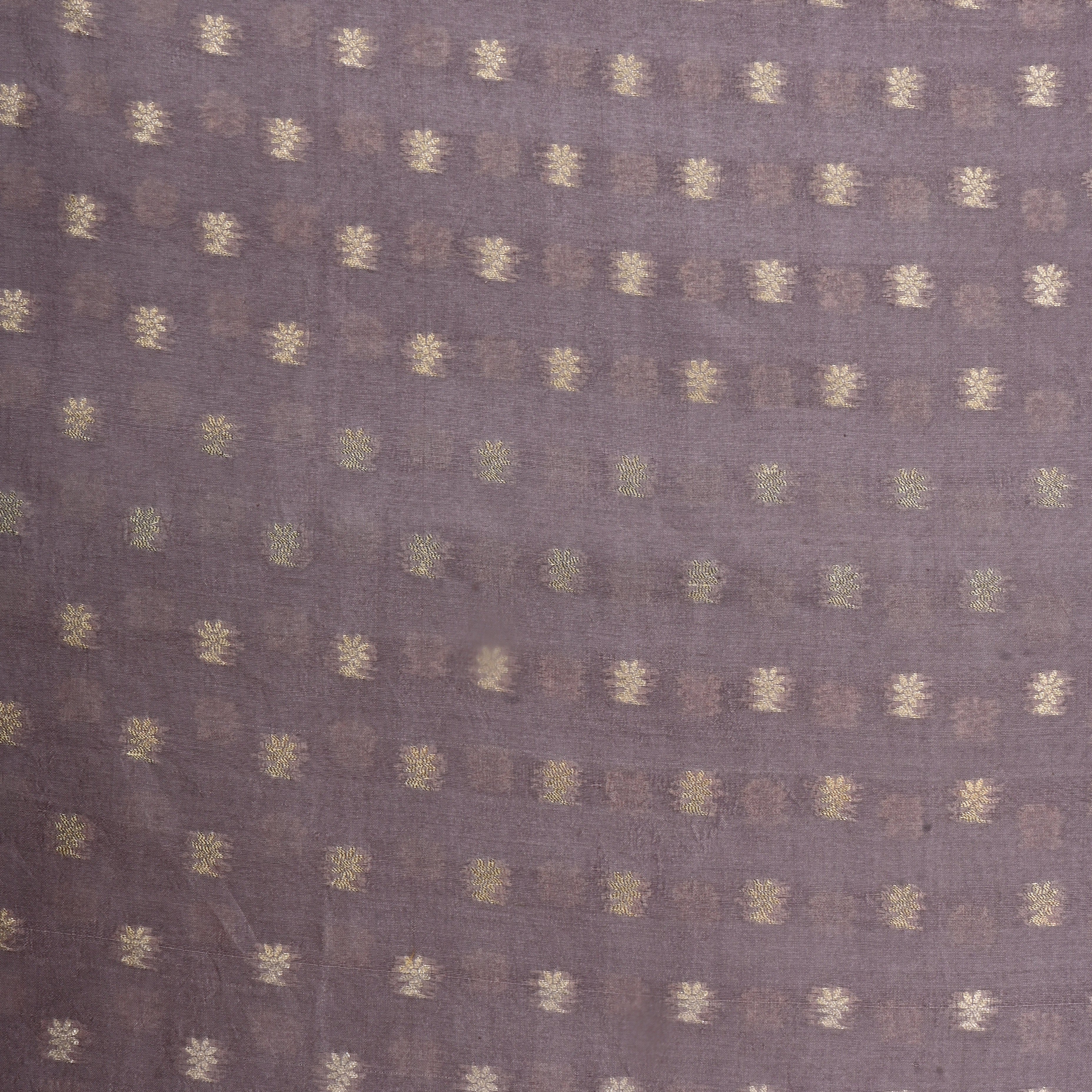 Mountbatten Pink Jamawar Silk Fabric With Butti'S