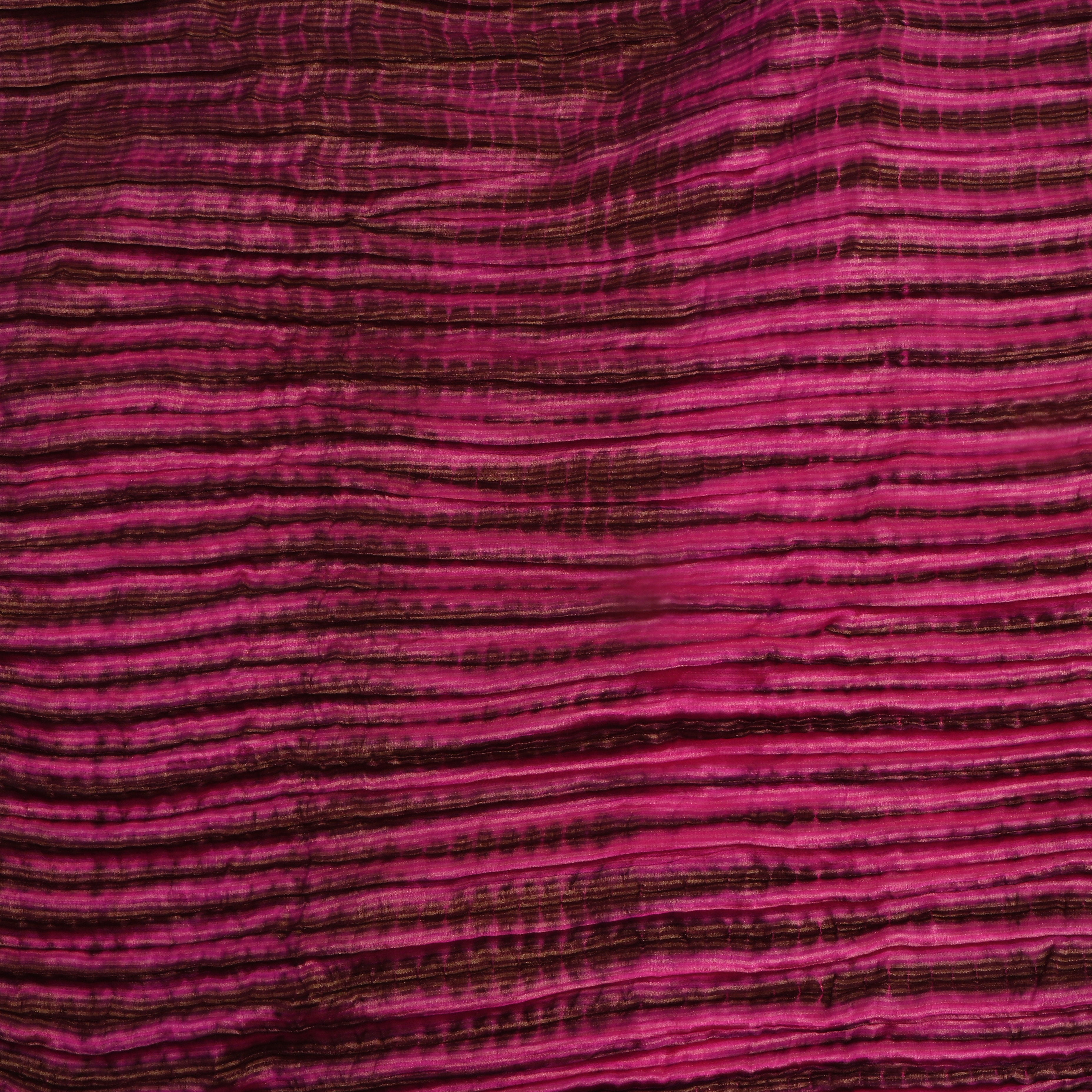 Rich Pink Shibori Dye Bandhani Fabric