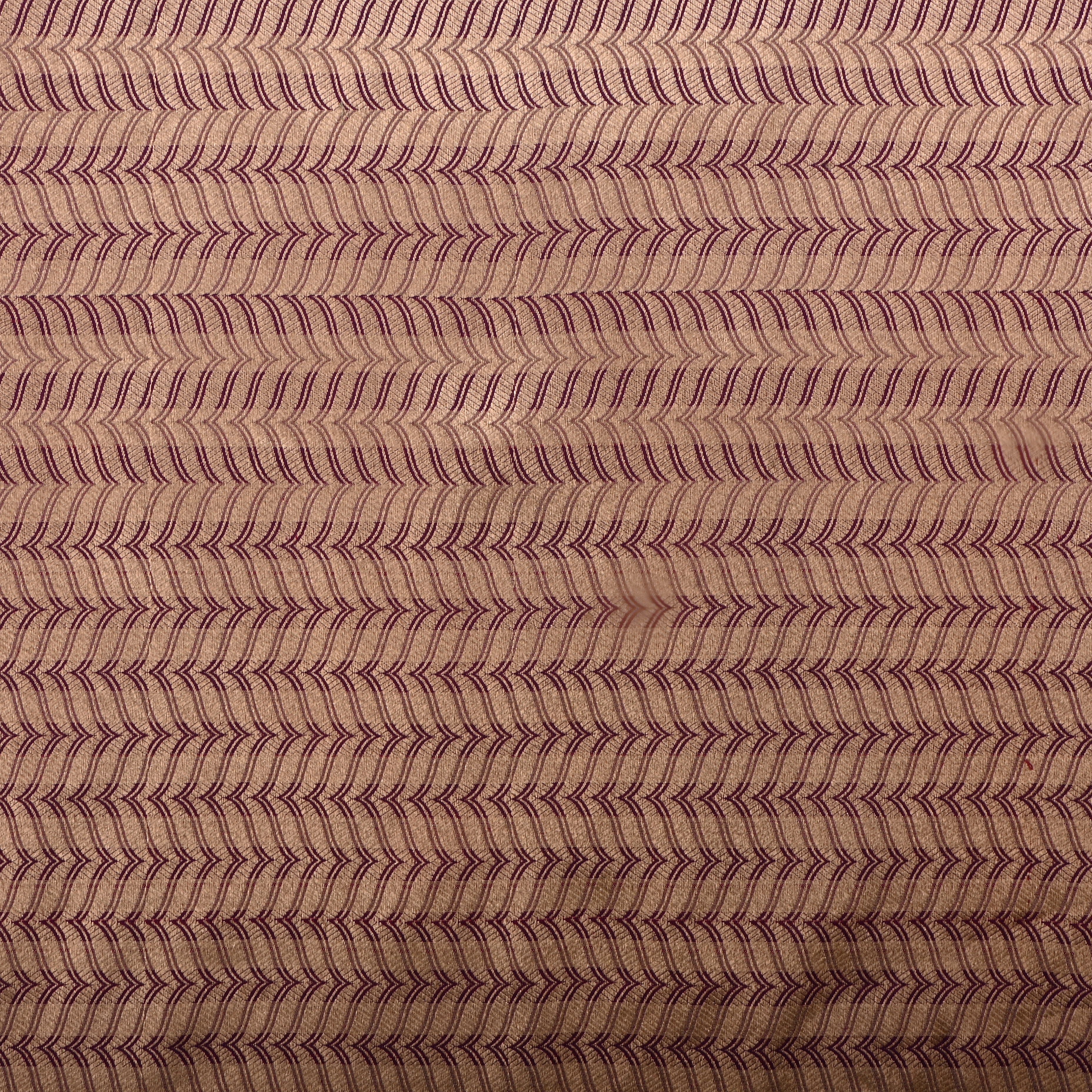 Purple Jamawar Silk Fabric With Woven Pattern