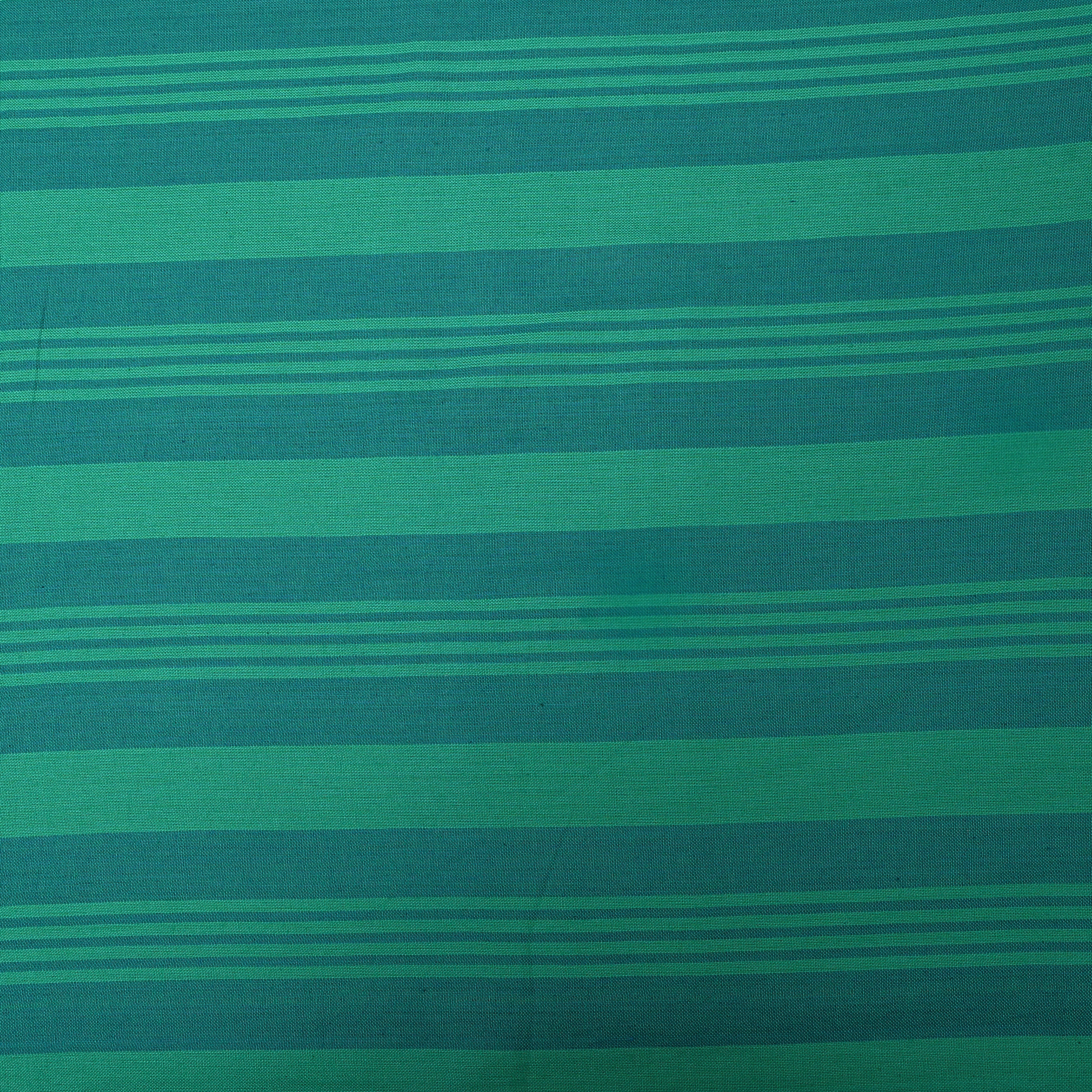 Green Blue Check Cotton Fabric