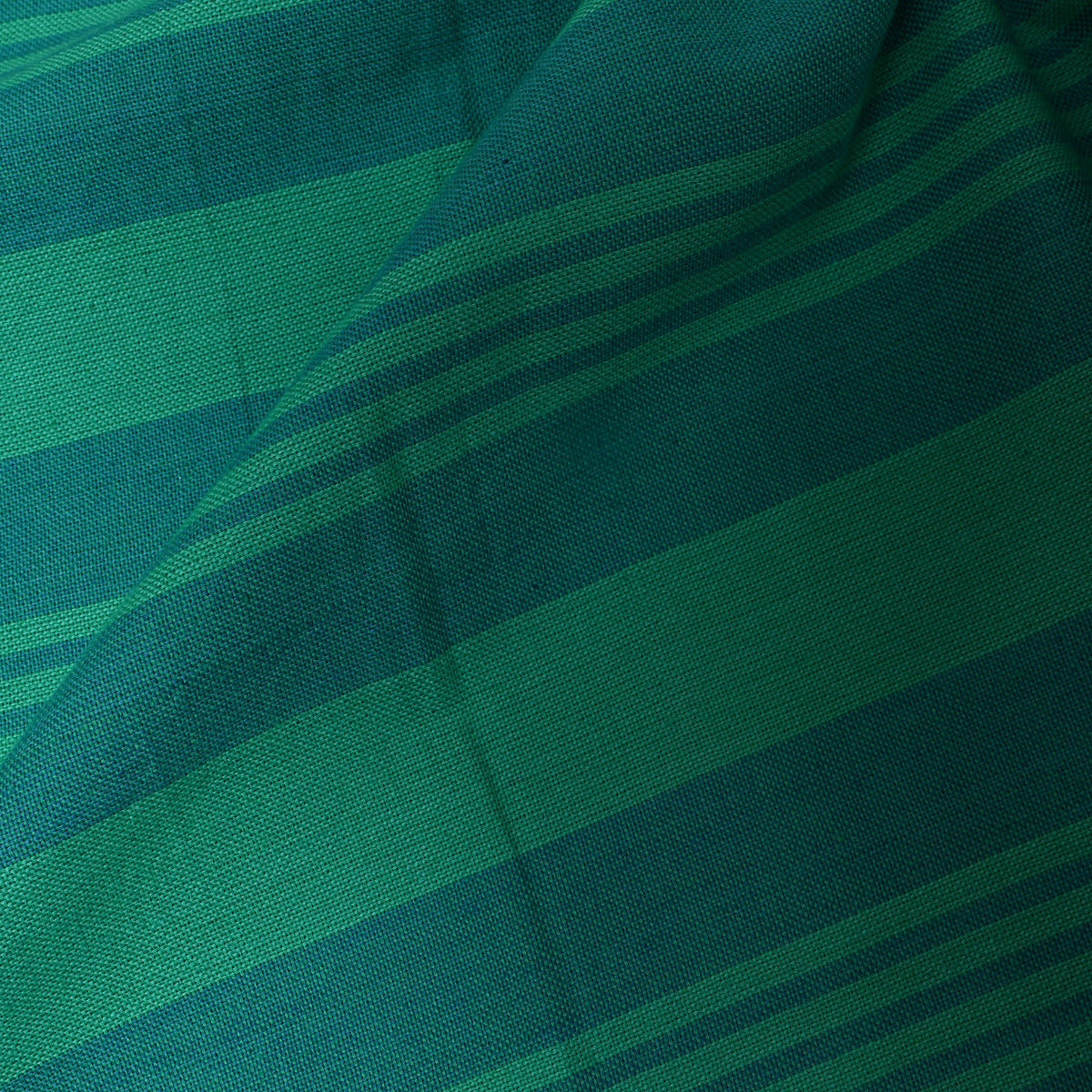 Green Blue Check Cotton Fabric