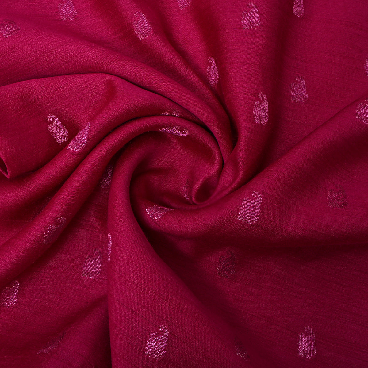 Pink Paisley Butti Woven Jamawar Silk