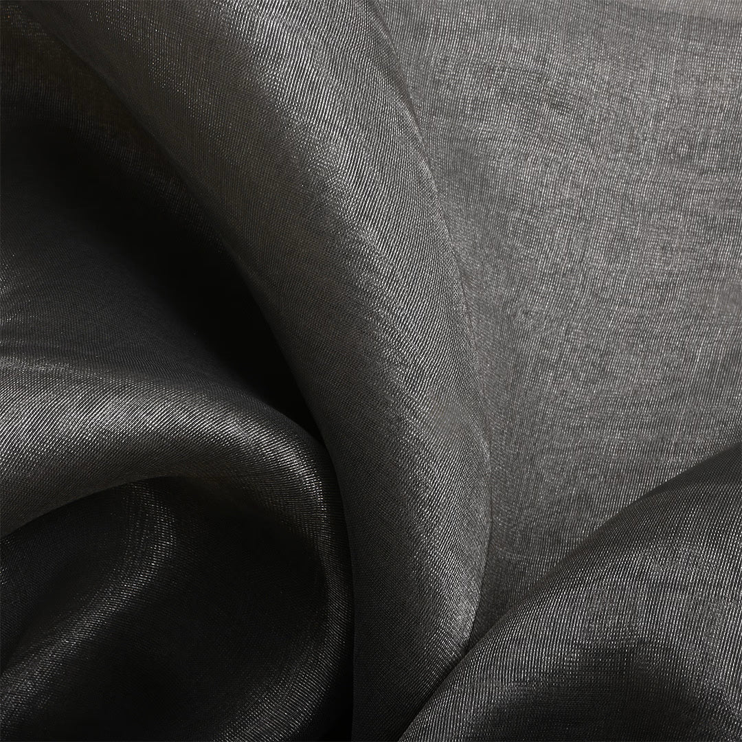 Shadow Silver Tissue Fabric