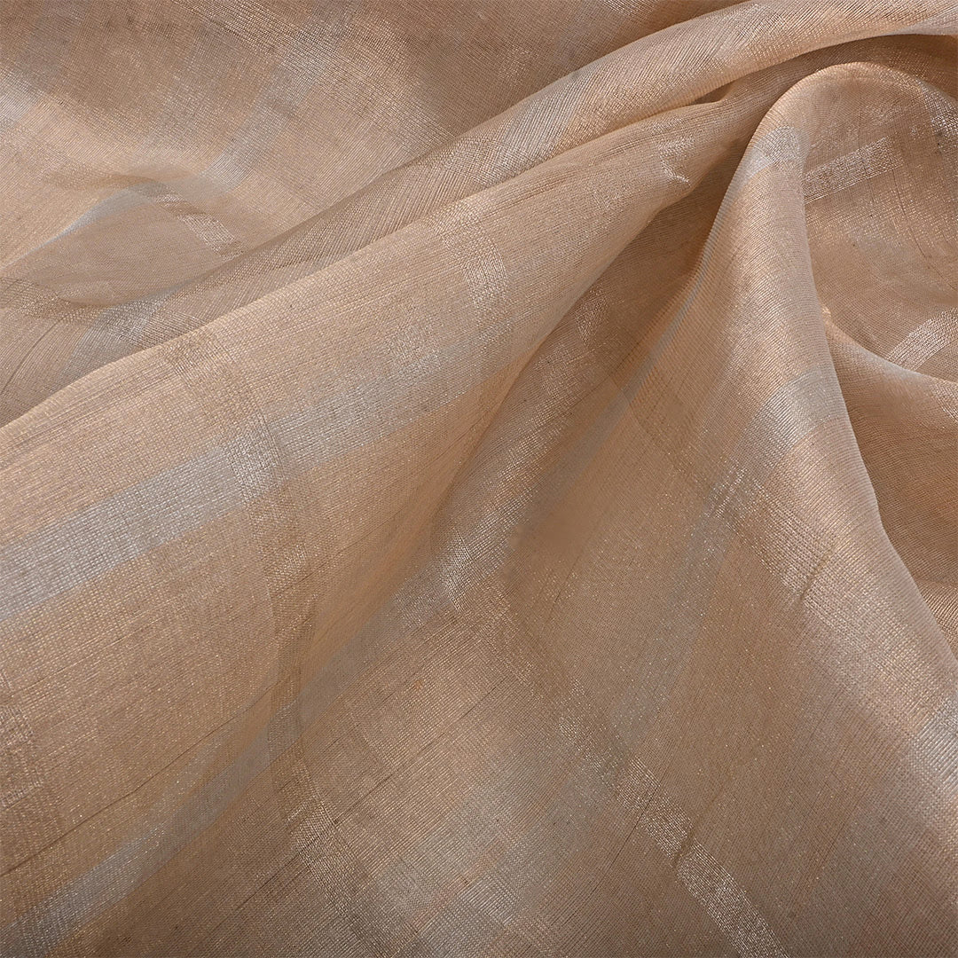 Light Gold Checks Pattern Fabric