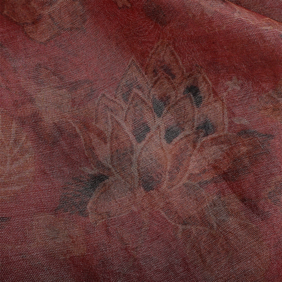 Dusty Rose Tissue Printed Fabric
