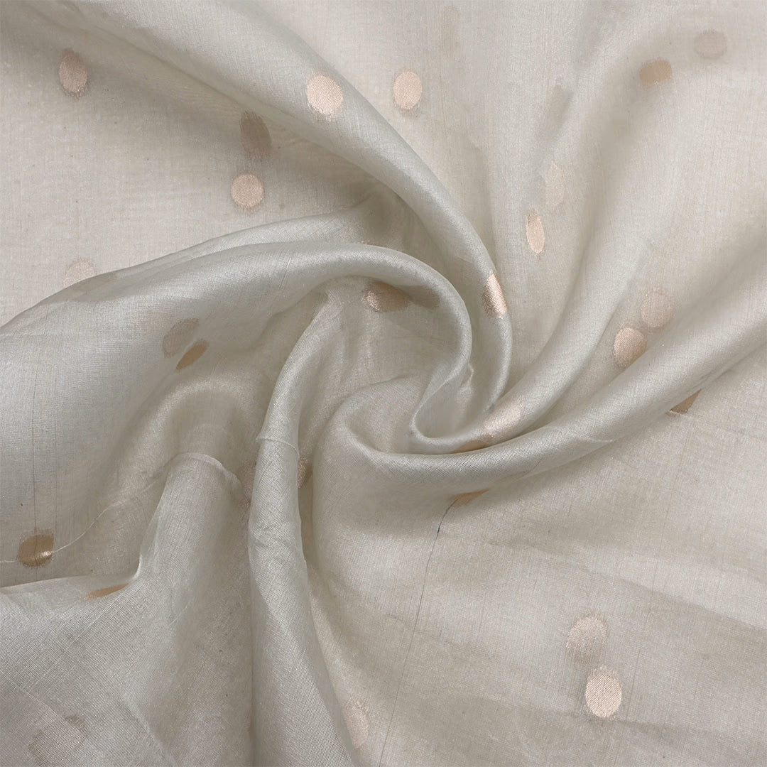 Silver Chalice Tissue Butti'S Fabric