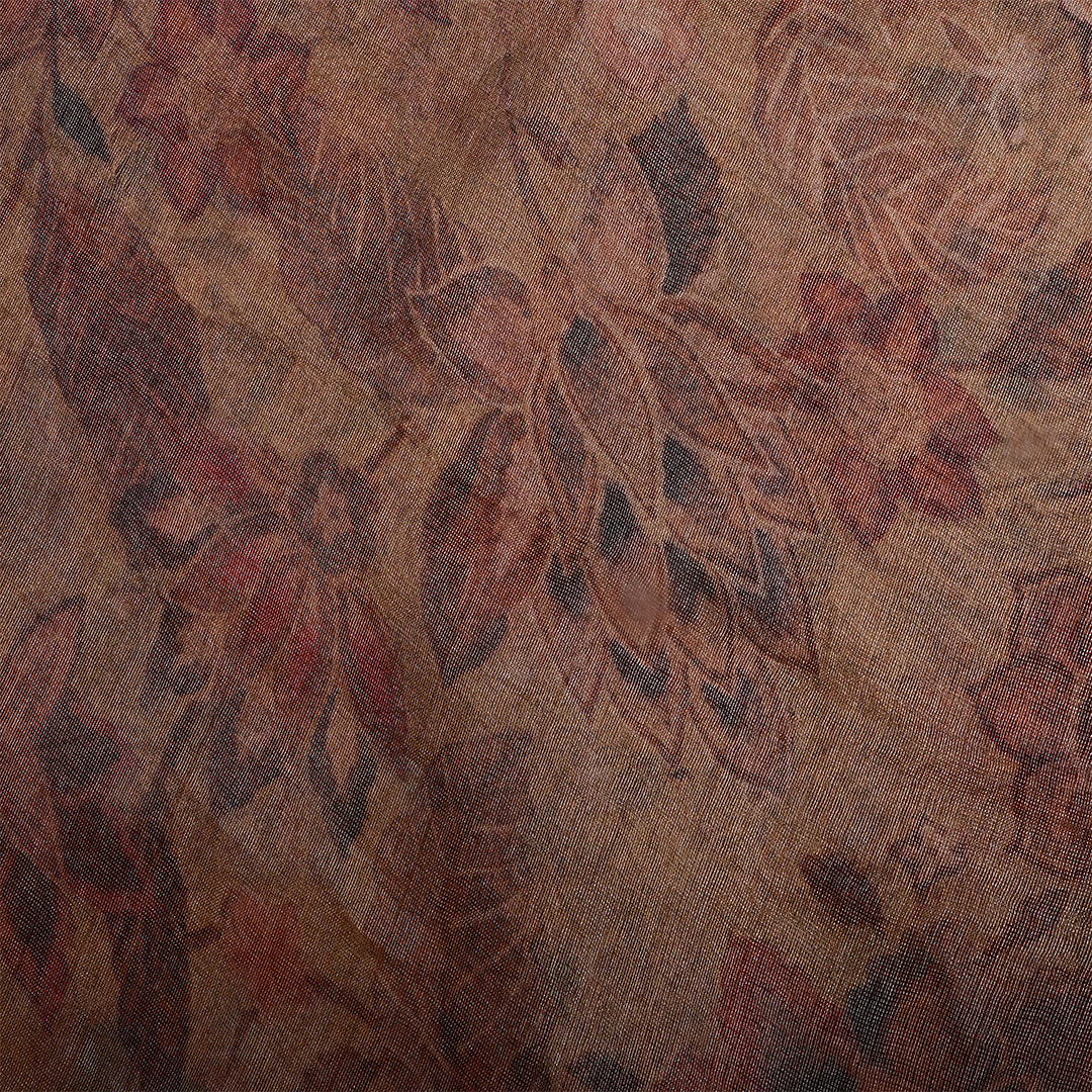 Light French Beige Tissue Printed Fabric