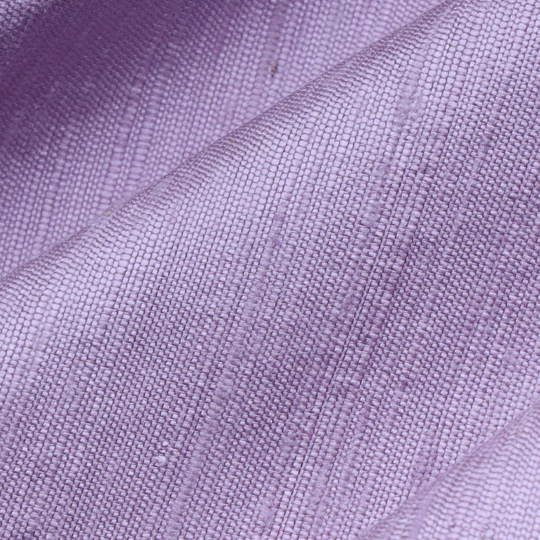 Lavender Color Plain Silk Fabric