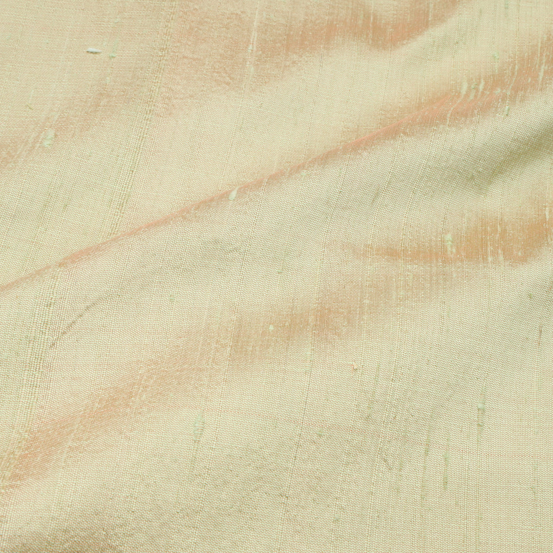 Soft Pale Celery Green Color Plain Silk Fabric