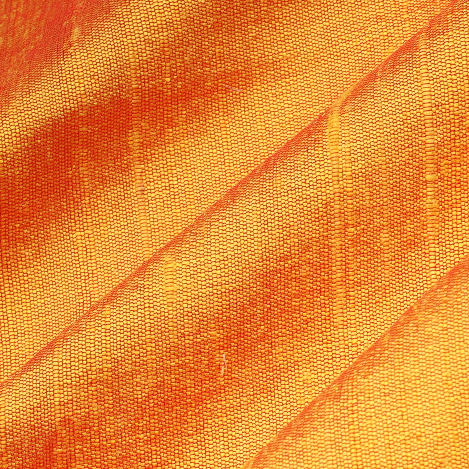 Mango Yellow Color Plain Silk Fabric