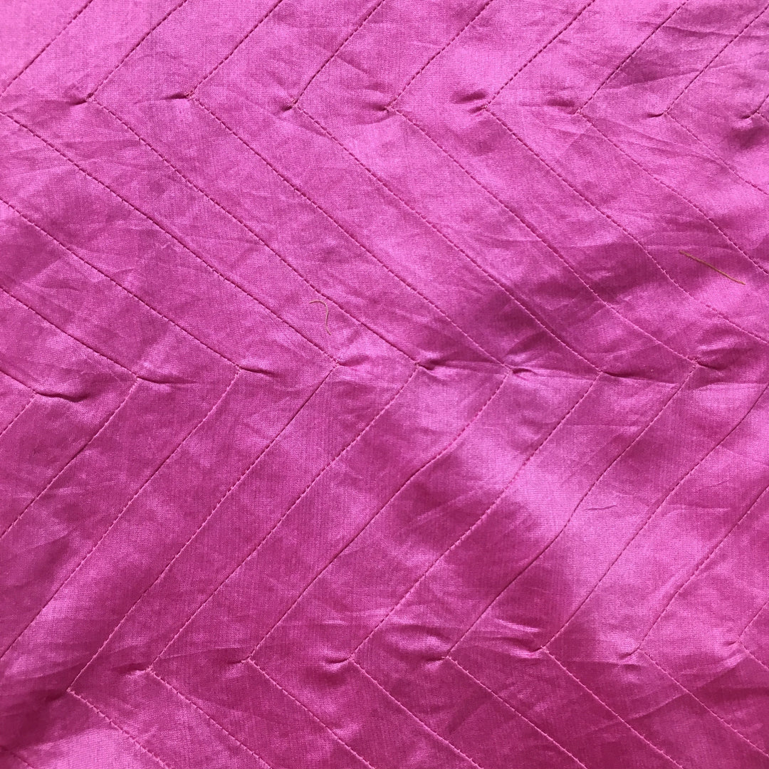 Rogue Pink Chanderi Embroidery Fabric