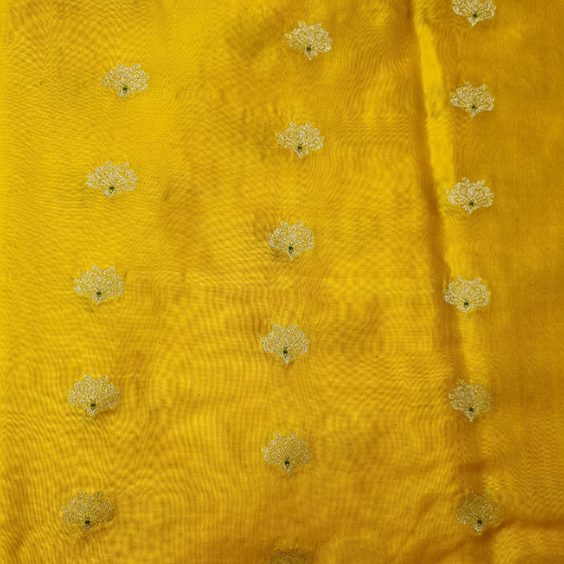 Turmeric Yellow Katan Silk Fabric