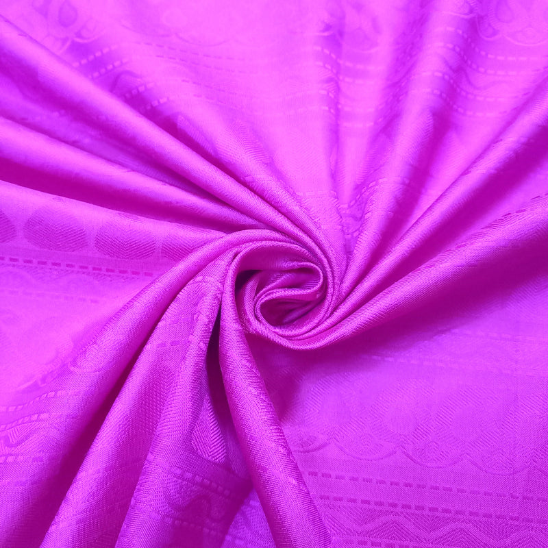 Bright Gulabi Pink Woven Silk Fabric