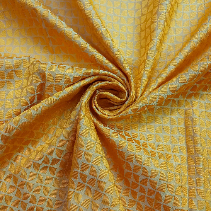 Shona Gold And Yellow Jamawari Fabric