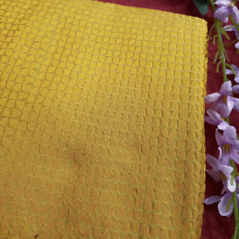 Shona Gold And Yellow Jamawari Fabric