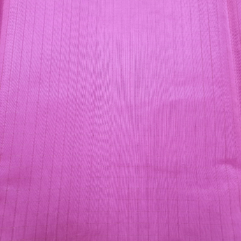 Purple Colour Silk Checked Fabric