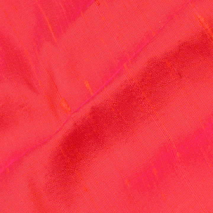 Neon Fuchsia Pink Color Plain Silk Fabric