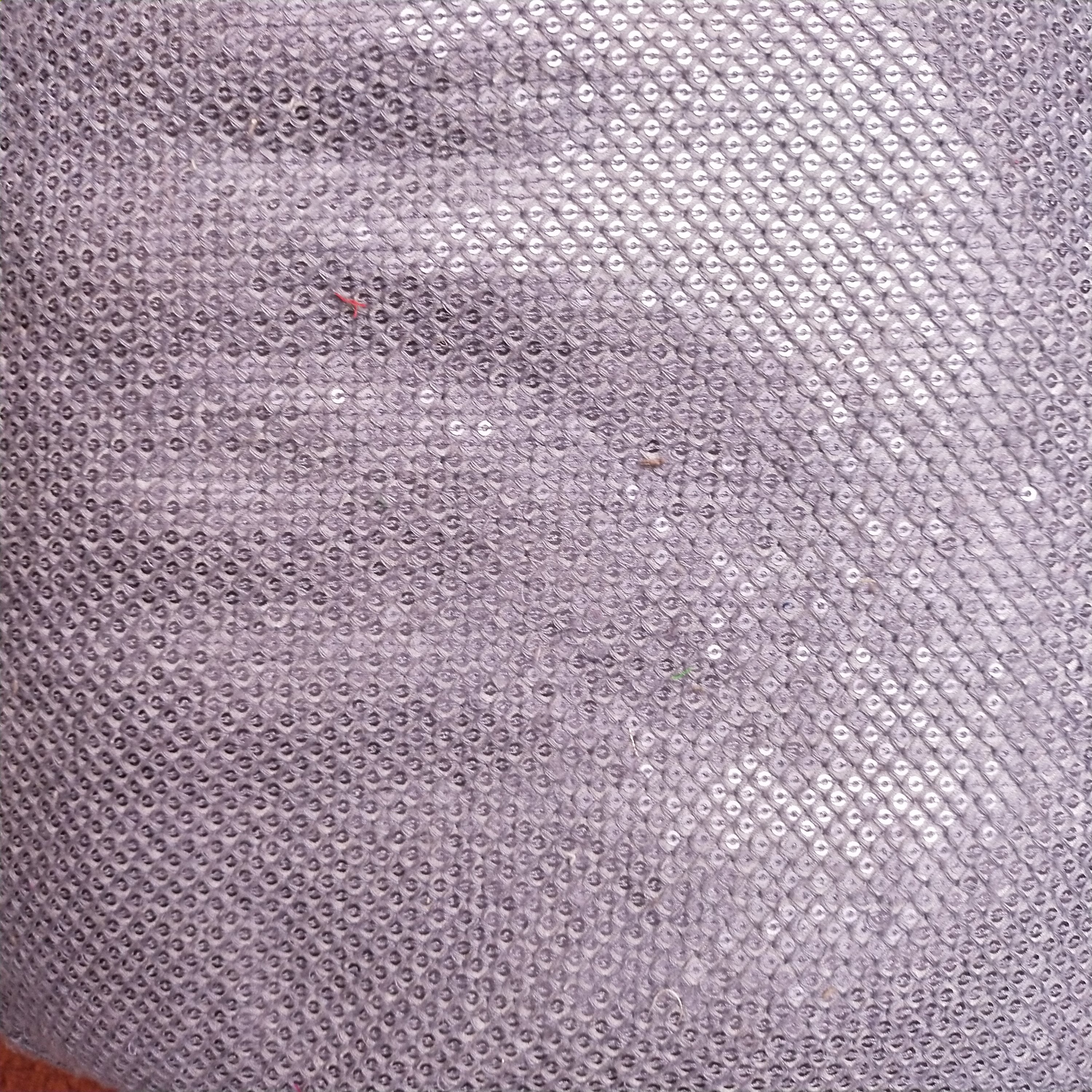 Steel Blue Net Embroidery Fabric