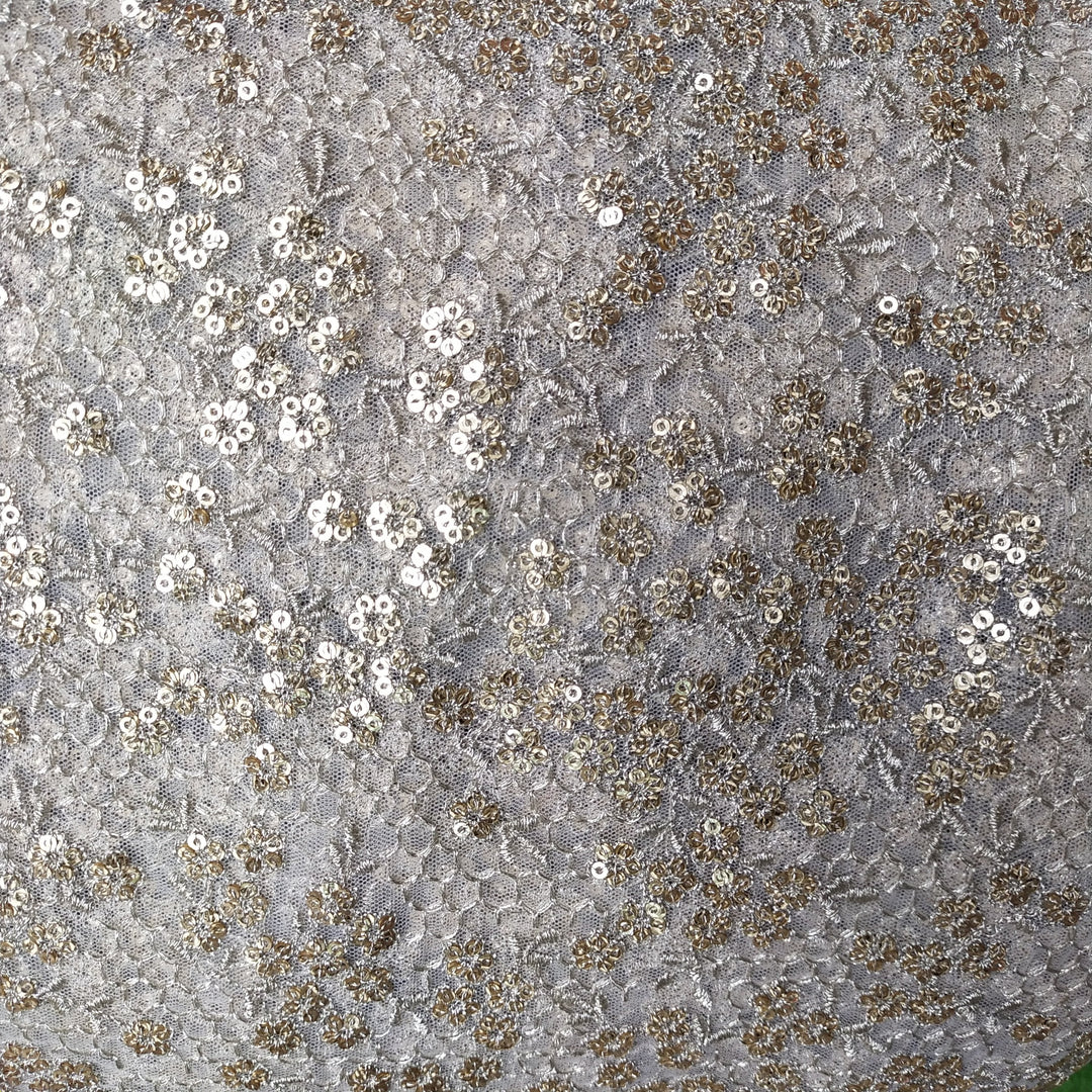 White Net Embroidery Fabric