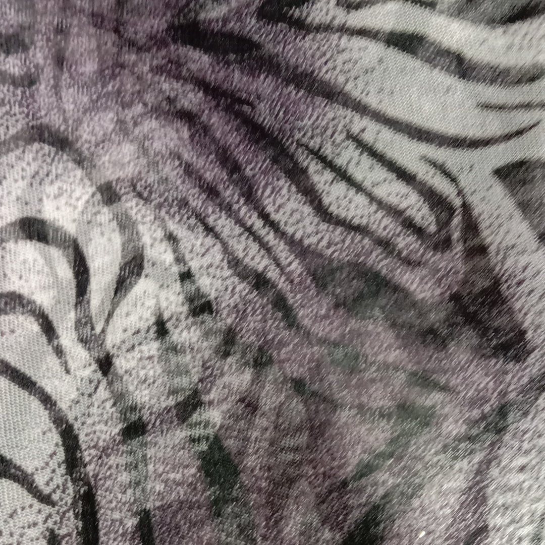 Multicolor Net Printed Fabric