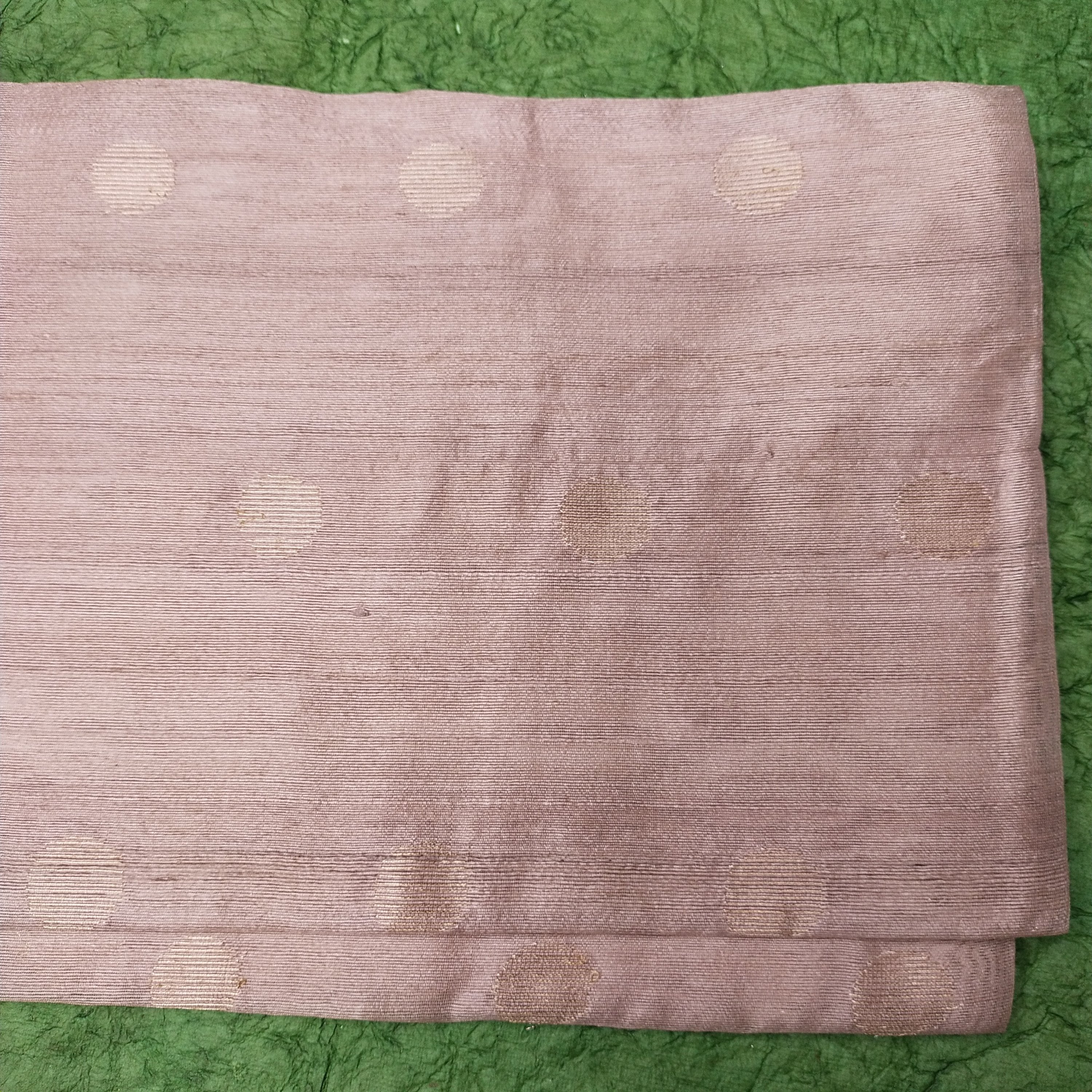 Soft Pink Uppada Silk Handloom Fabric