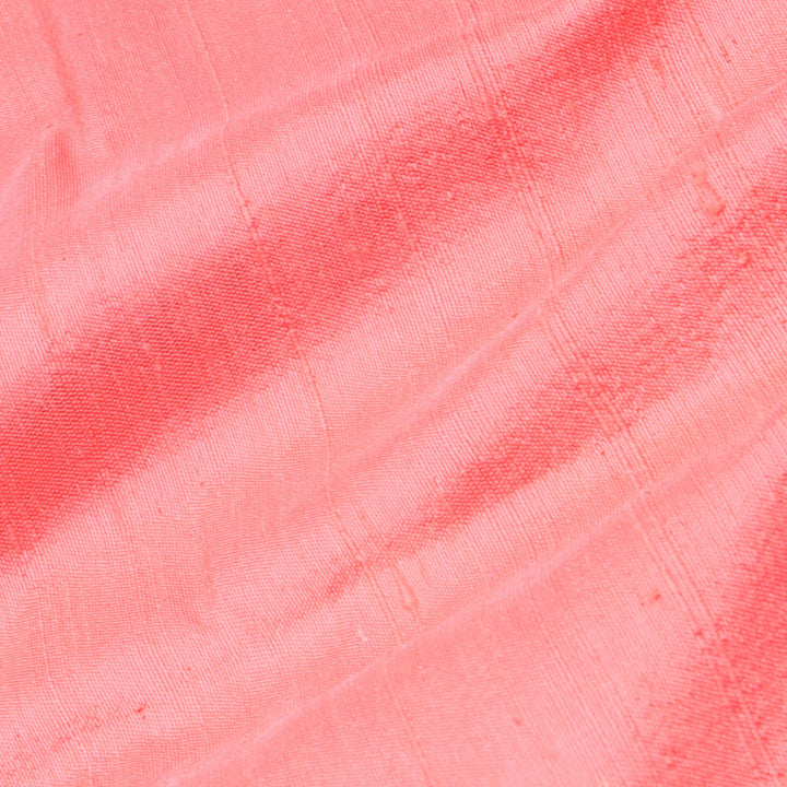Rose Pink Color Plain Silk Fabric
