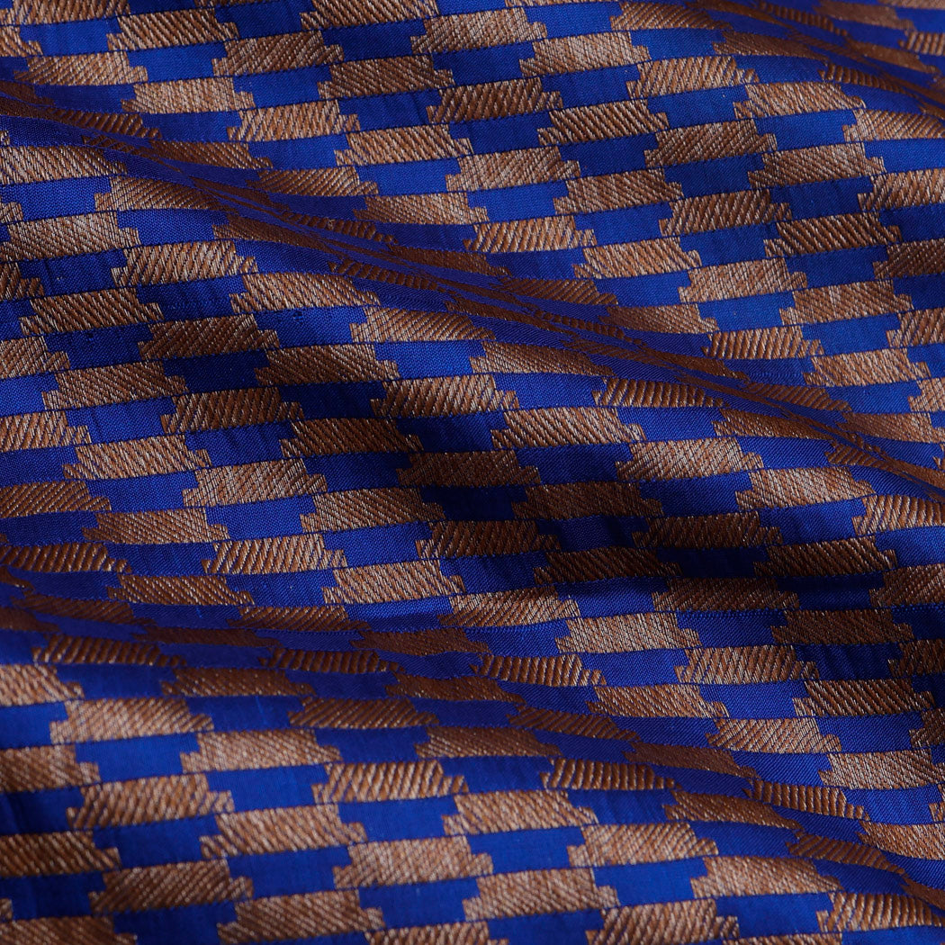 Cobalt Blue Color Silk Fabric