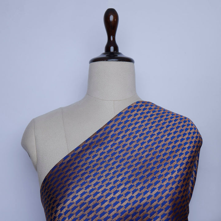 Cobalt Blue Color Silk Fabric