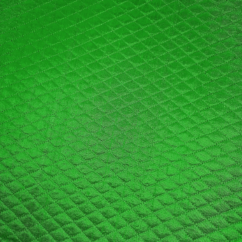 Bright Emerald Green Color Rawsilk Emboridery Fabric
