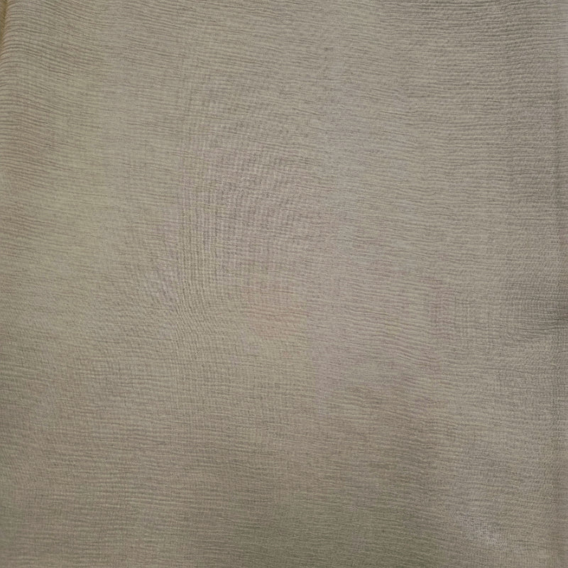 Gray Color Plain Chiffon Fabric