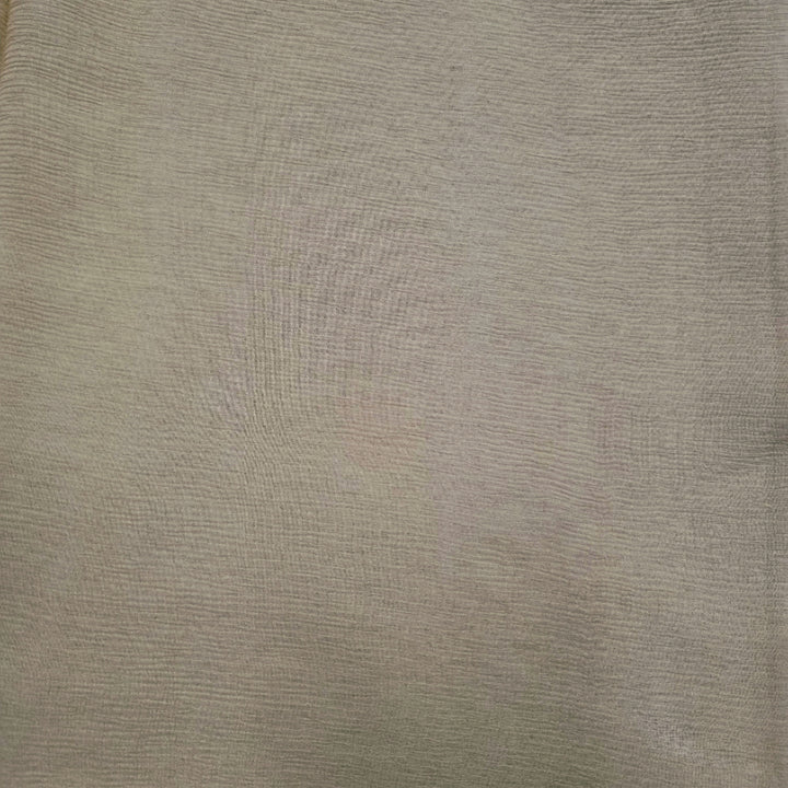 Gray Color Plain Chiffon Fabric