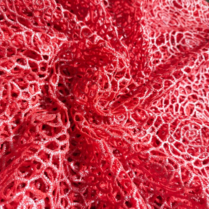 Rose Red Fancy Fabric