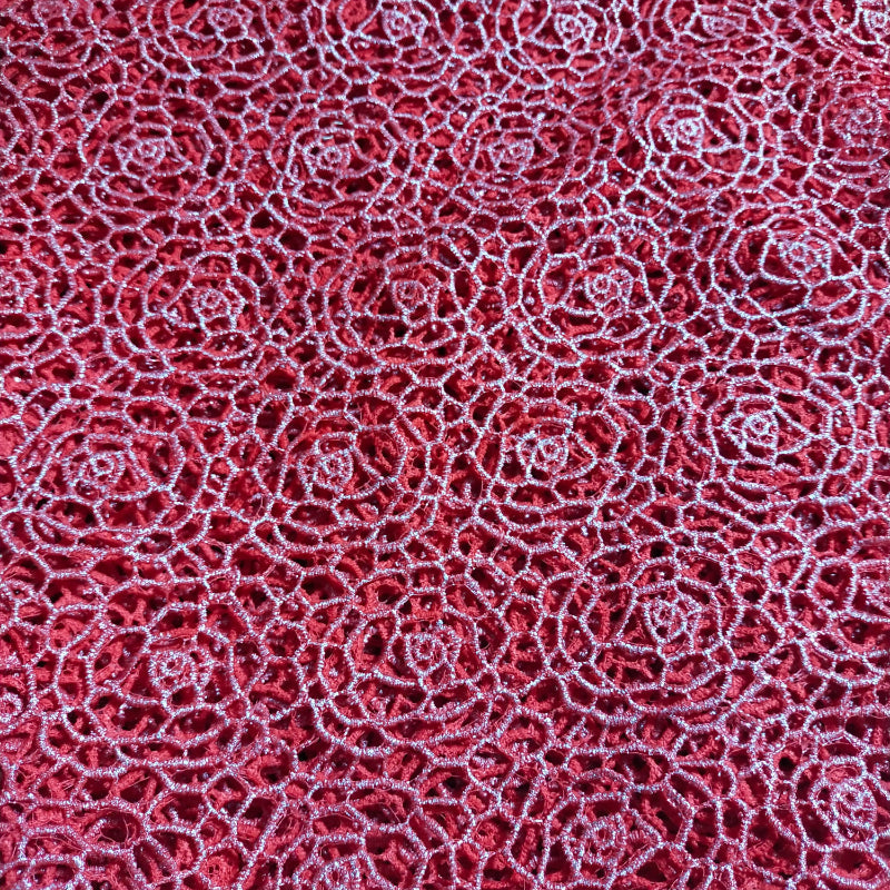 Rose Red Fancy Fabric