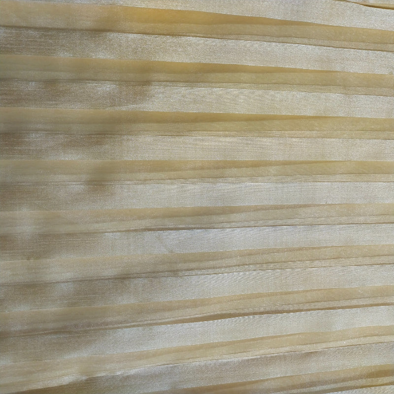 Cream Yellow Stripes Fancy Fabric