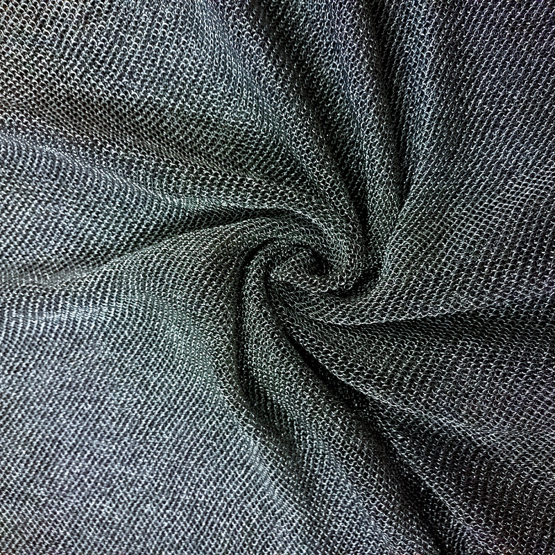 Graphite Black Color Fancy Fabric