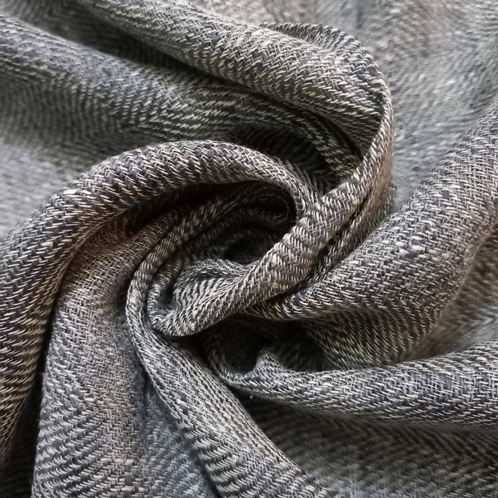 Grey Color Plain Matka Silk Fabric