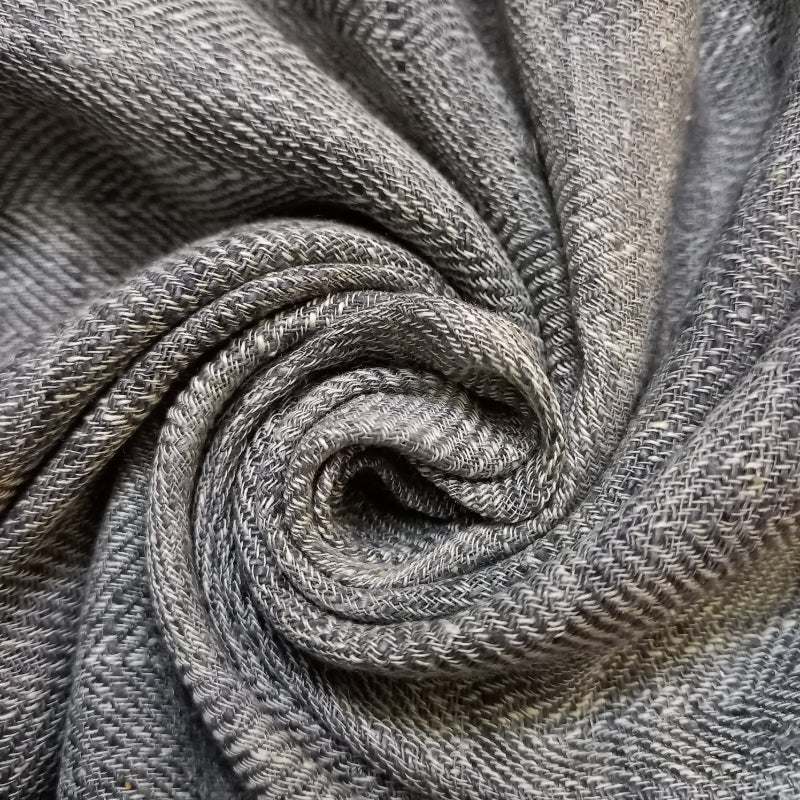 Steel Grey Matka Silk Fabric
