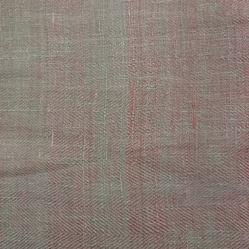 Peach Pink Color Matka Silk Fabric