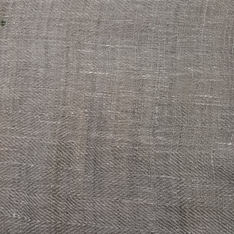 Smoke Grey Color Matka Silk Fabric