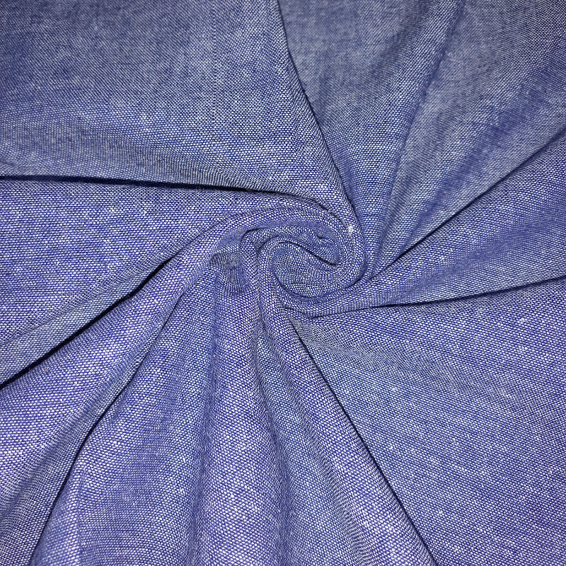 Dark Blue Color Plain Khadhi Fabric