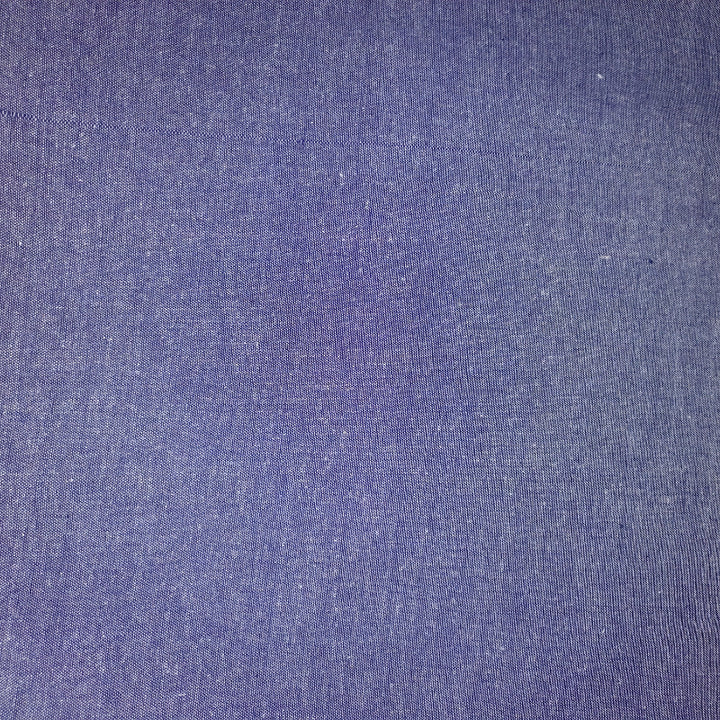 Dark Blue Color Plain Khadhi Fabric
