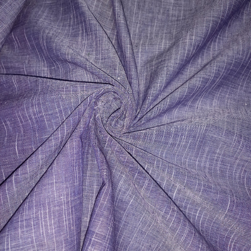 Violet Color Plain Khadhi Fabric