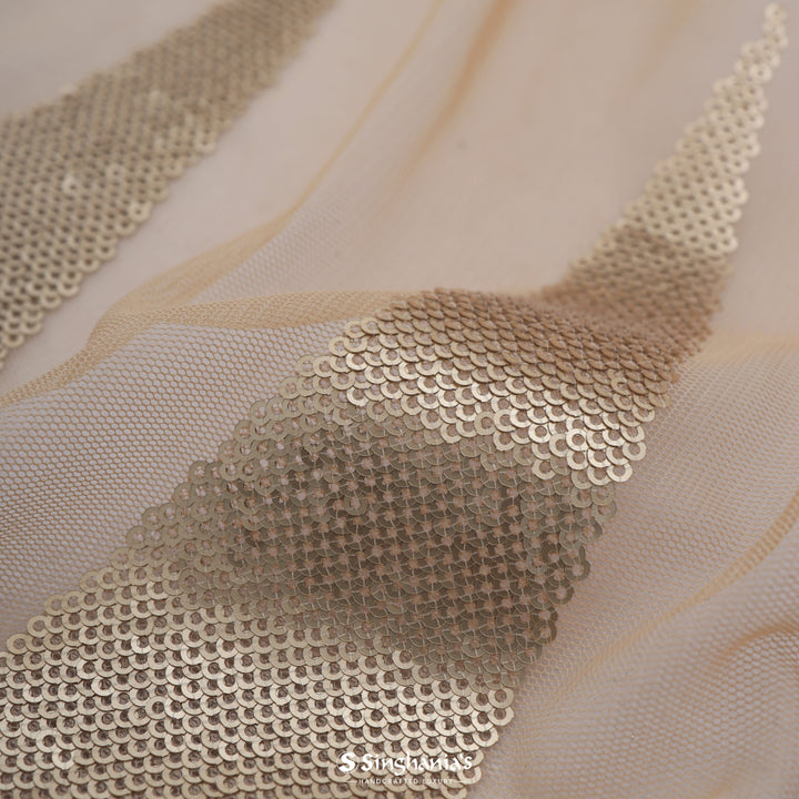 Champagne Pink Colour Tulle Fabric